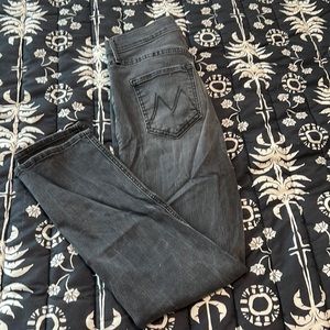 MOTHER DAZZLER size 28, light black wash